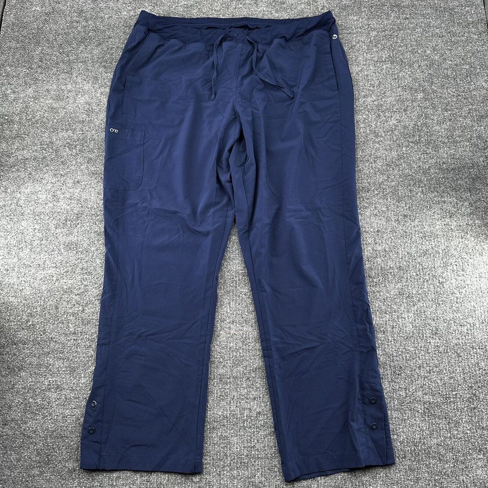 Barco One Scrubs Pants Womens‎ 3XL Blue 5205X Cargo Track Pant